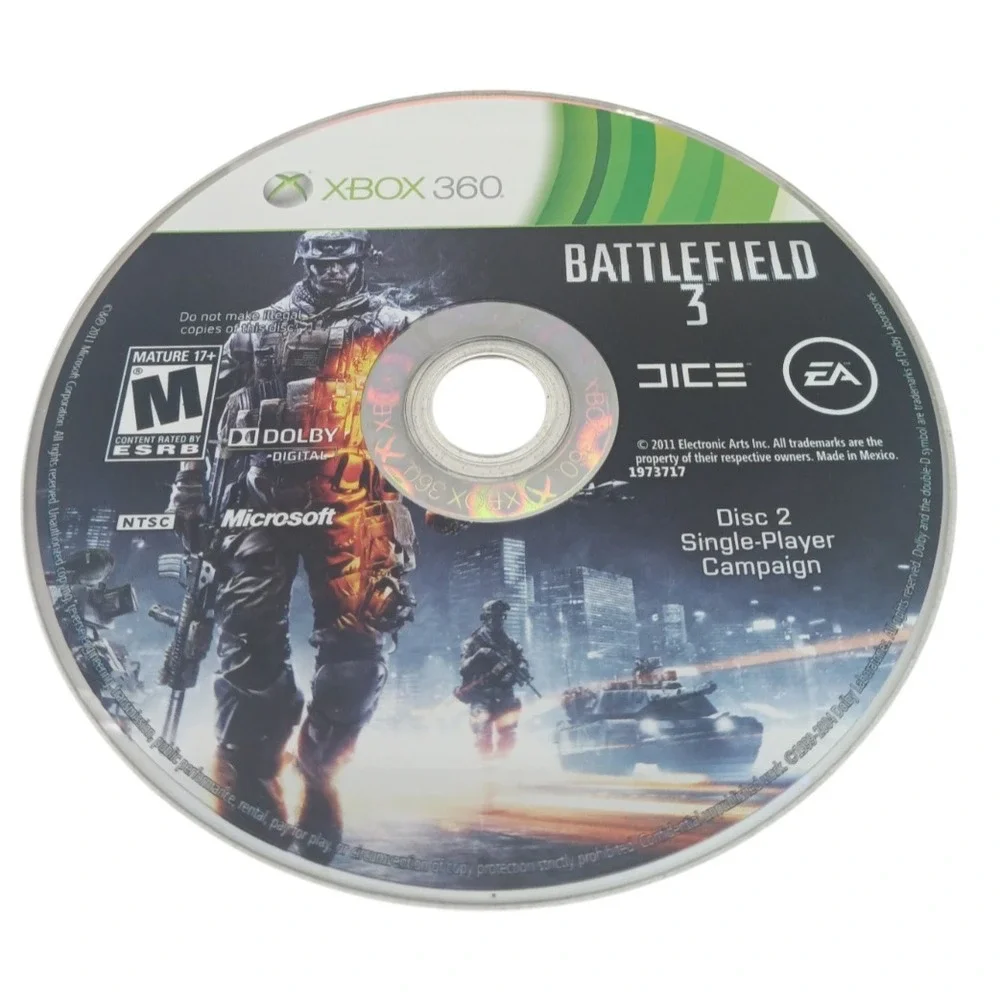 XBOX‎ 360 GAME BATTLEFIELD 3 & 4